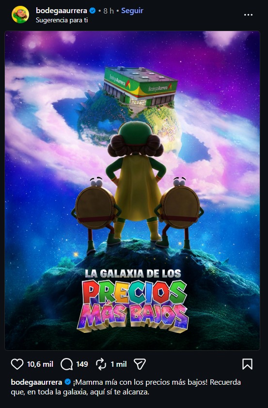 LA GALAXIA DE LOS PRECIOS MÁS BAJOS. ¡Mamma mía con los precios más bajos! Recuerda que, en toda la galaxia, aquí sí te alcanza.