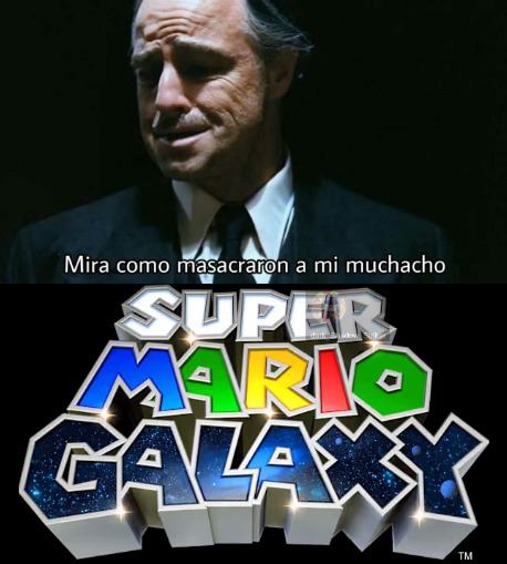 Mira como masacraron a mi muchacho. Super Mario Galaxy.