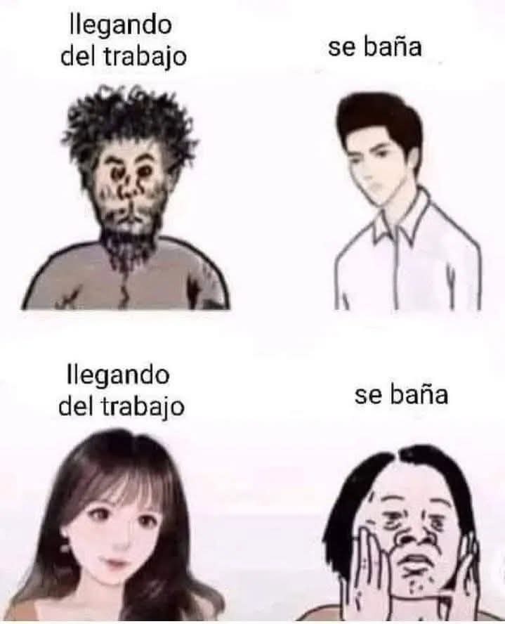 llegando del trabajo se baña llegando del trabajo se baña