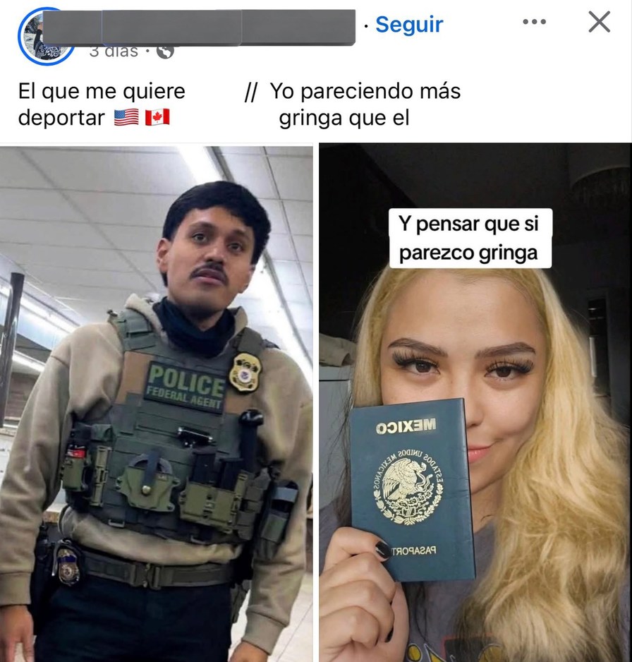 El que me quiere deportar 🇺🇸🇨🇦 // Yo pareciendo más gringa que el. Y pensar que si parezco gringa.