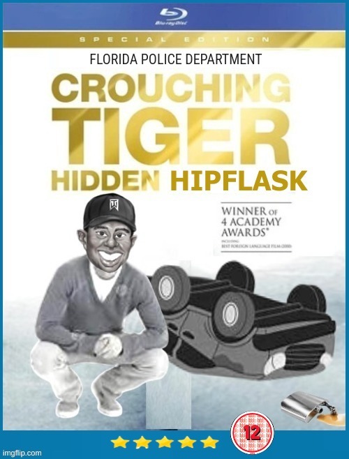SPECIAL EDITION FLORIDA POLICE DEPARTMENT CROUCHING TIGER HIDDEN HIPFLASK WINNER OF 4 ACADEMY AWARDS INCLUDING BEST FOREIGN LANGUAGE FILM 2000 12 Blu-ray Disc