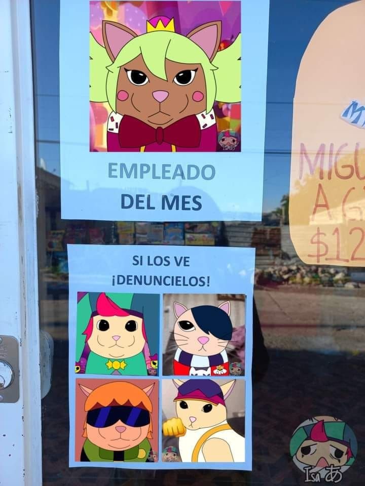 EMPLEADO DEL MES. SI LOS VE ¡DENUNCIELOS!