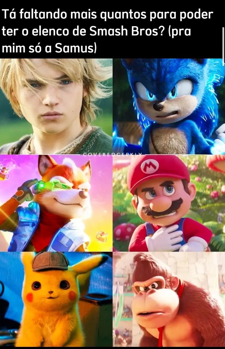 Tá faltando mais quantos para poder ter o elenco de Smash Bros? (pra mim só a Samus)