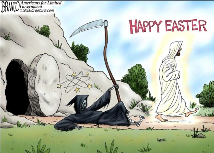 BRANCO Americans for Limited Government ©2022 Creators.com HAPPY EASTER