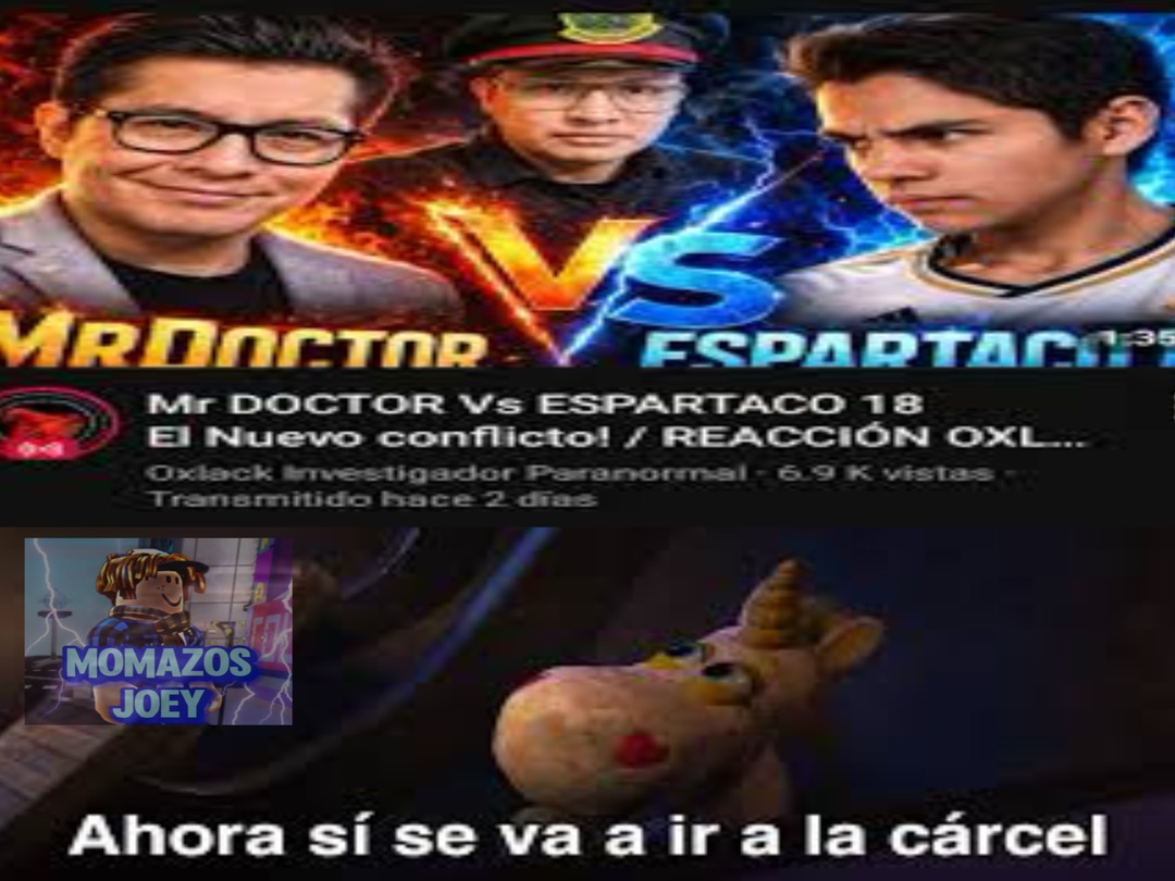Mr DOCTOR Vs ESPARTACO 18 El Nuevo conflicto! / REACCIÓN OXL... Oxlack Investigador Paranormal - 6.9 K vistas - Transmitido hace 2 días. Ahora sí se va a ir a la cárcel. MOMAZOS JOEY.