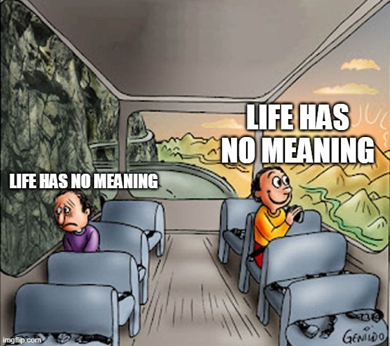 LIFE HAS NO MEANING