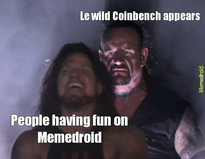 Le wild Coinbench appears People having fun on Memedroid