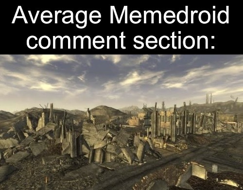 Average Memedroid comment section: