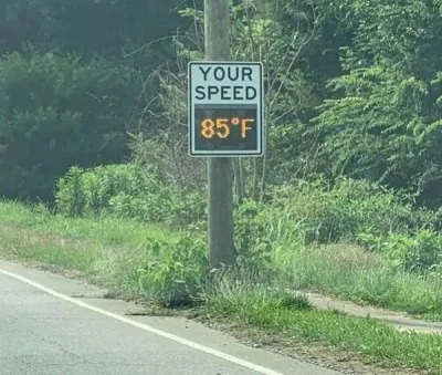 YOUR SPEED 85°F