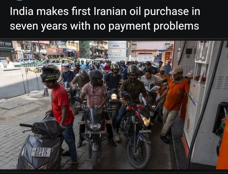India makes first Iranian oil purchase in seven years with no payment problems