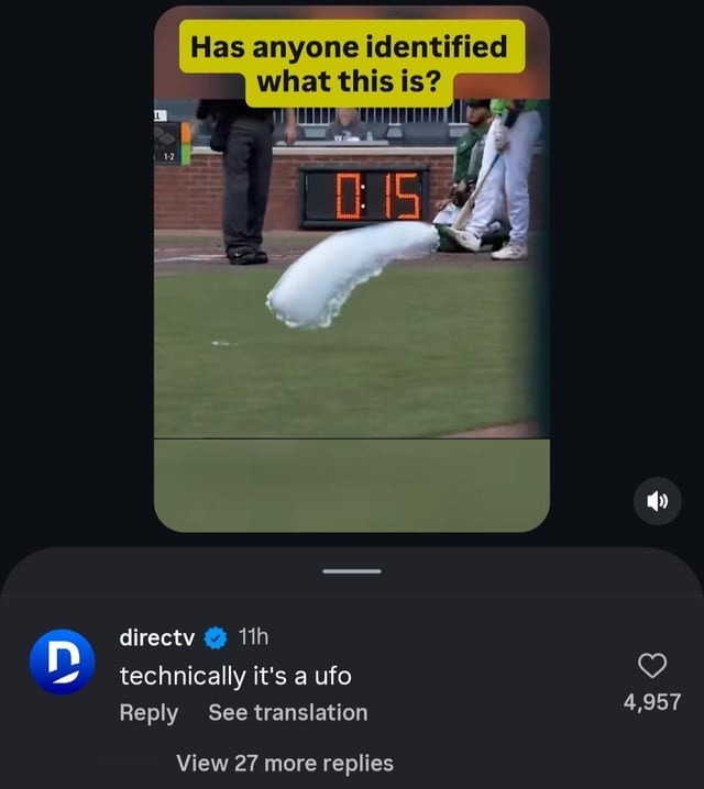 Has anyone identified what this is? technically it's a ufo