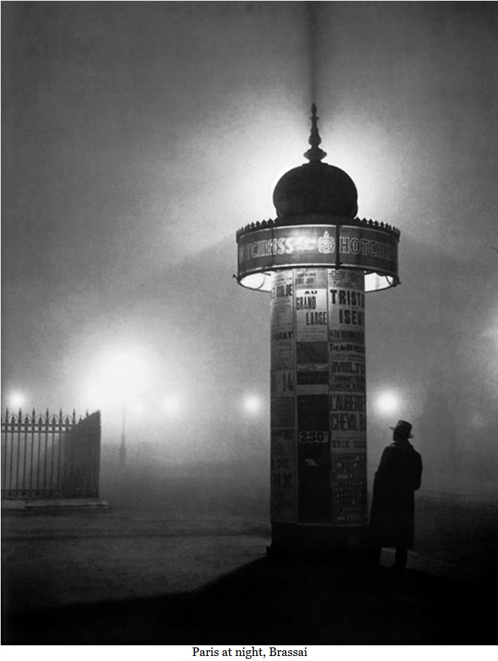 HOTCHKISS GRAND LARGE TRISTE MILTO AUBERGE CHEVAL ERIE. Paris at night, Brassai.