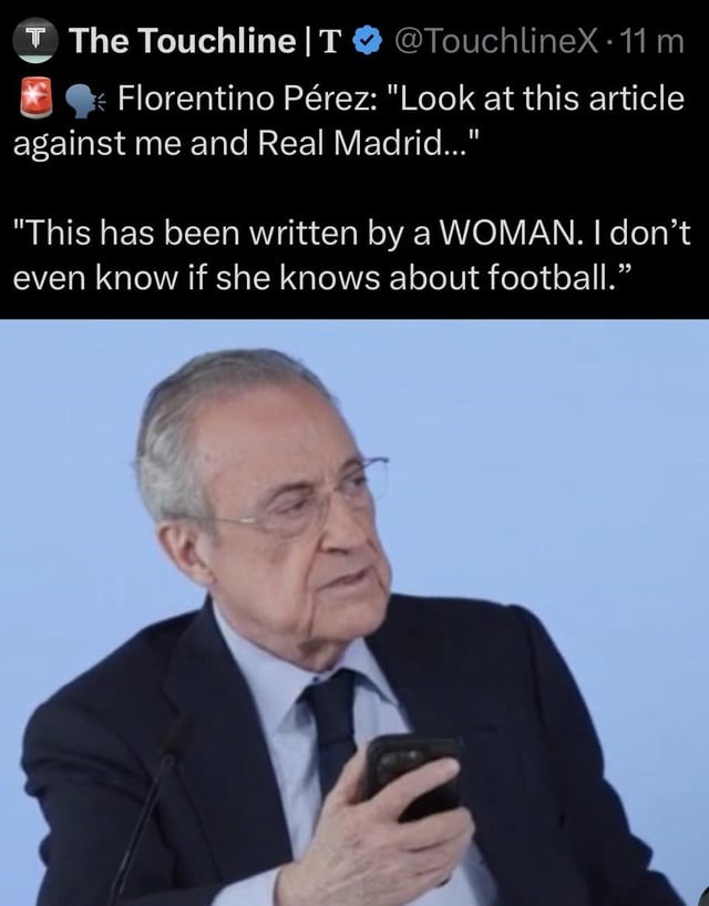 The Touchline | T @TouchlineX - 11 m. Florentino Pérez: 