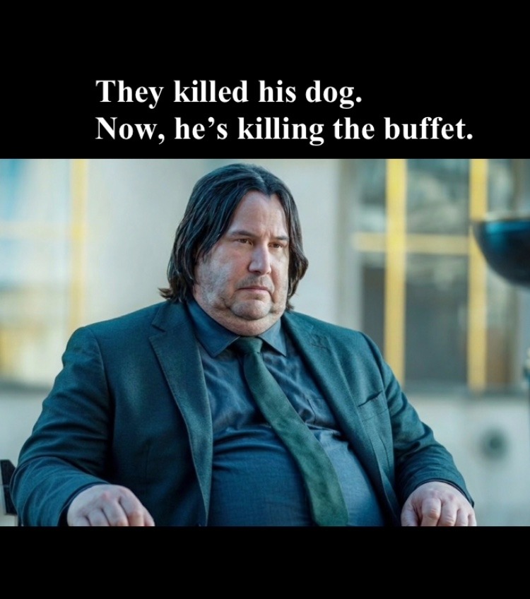 They killed his dog. Now, he's killing the buffet.