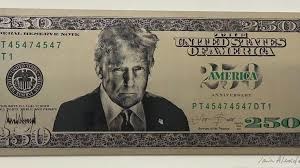 FEDERAL RESERVE NOTE UNITED STATES OF AMERICA 250 AMERICA ANNIVERSARY PT45474547 PT454745470T1