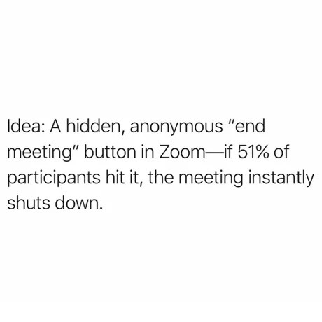 Idea: A hidden, anonymous 