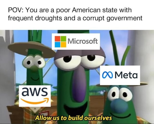 POV: You are a poor American state with frequent droughts and a corrupt government. Allow us to build ourselves