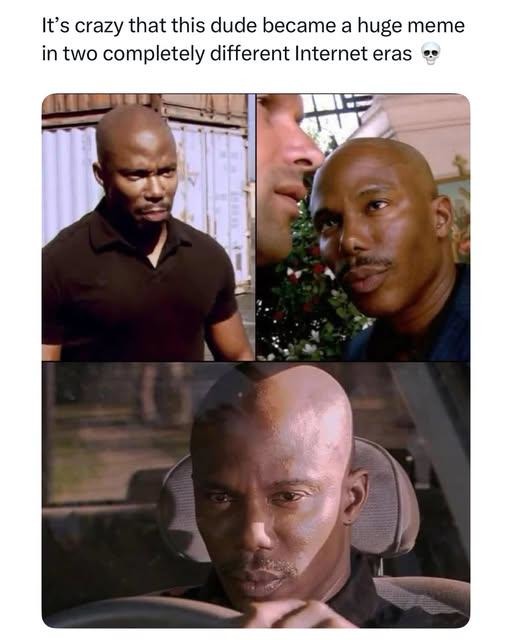 It's crazy that this dude became a huge meme in two completely different Internet eras 💀