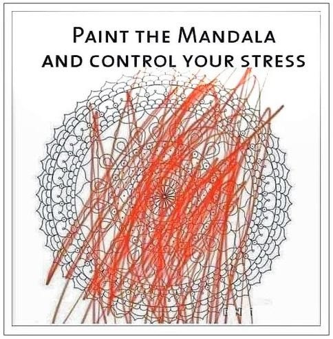 PAINT THE MANDALA AND CONTROL YOUR STRESS