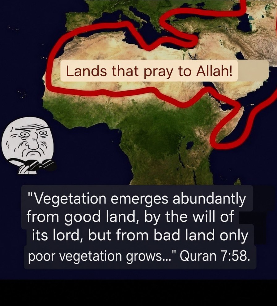 Lands that pray to Allah! 