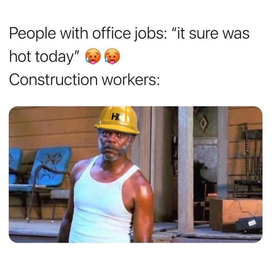 People with office jobs: 