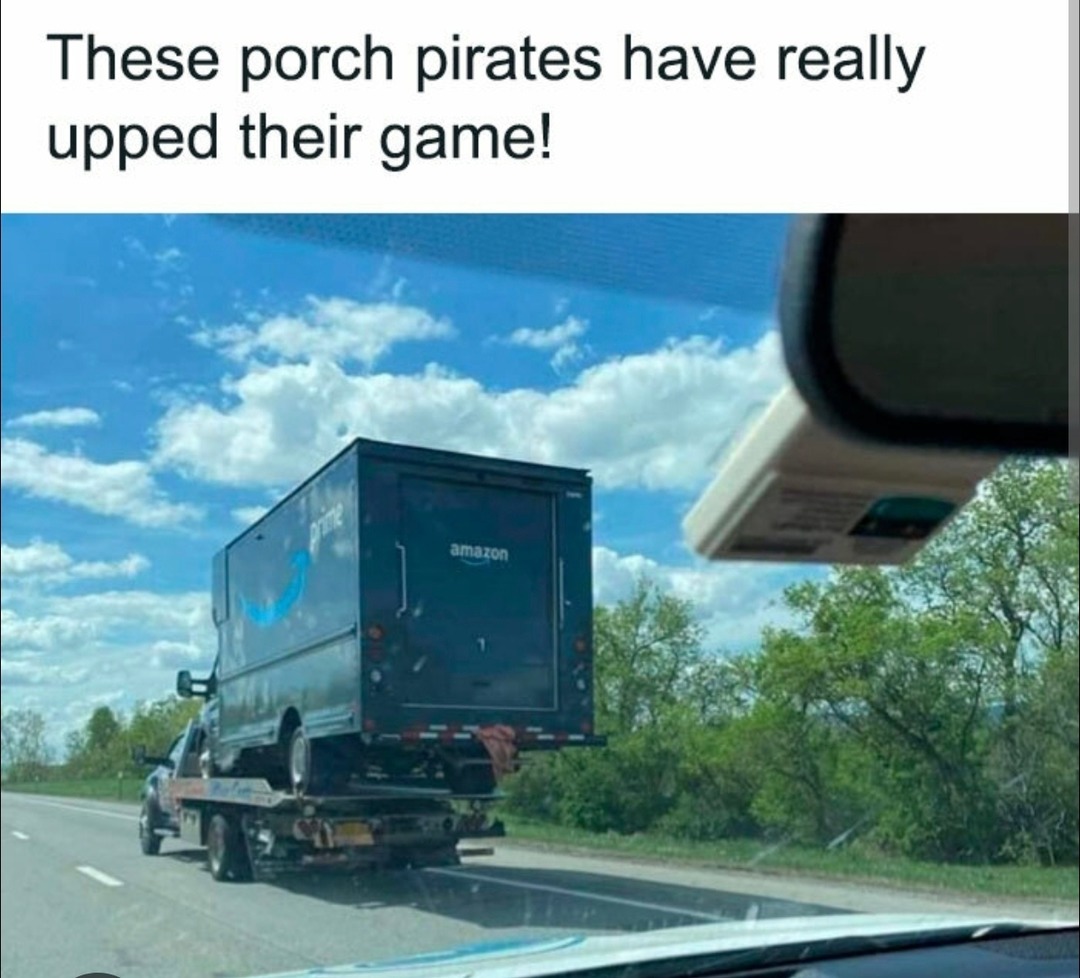 These porch pirates have really upped their game!