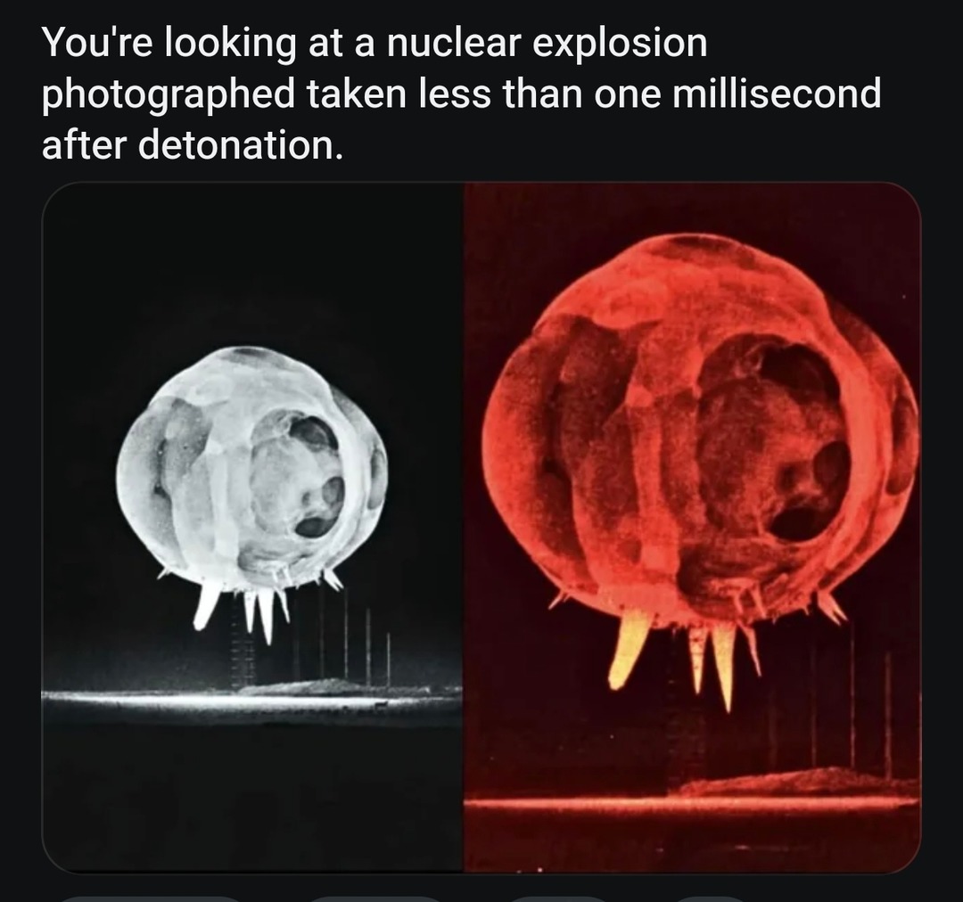You're looking at a nuclear explosion photographed taken less than one millisecond after detonation.