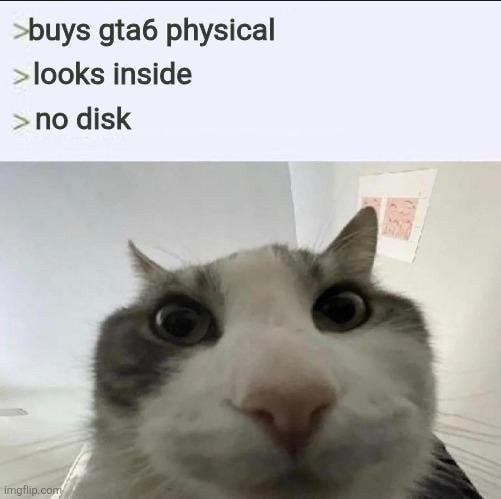 buys gta6 physical looks inside no disk