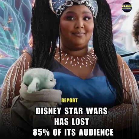 REPORT DISNEY STAR WARS HAS LOST 85% OF ITS AUDIENCE