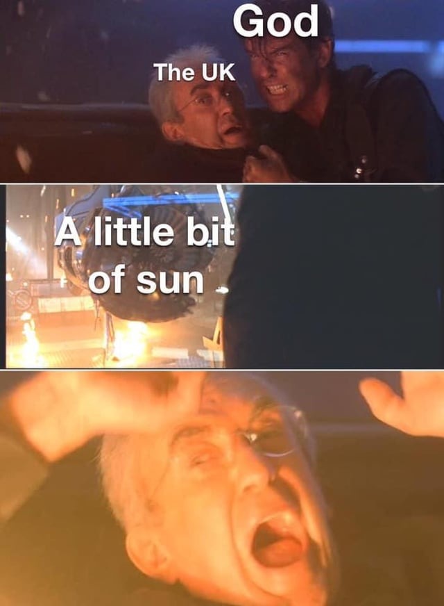 God The UK A little bit of sun