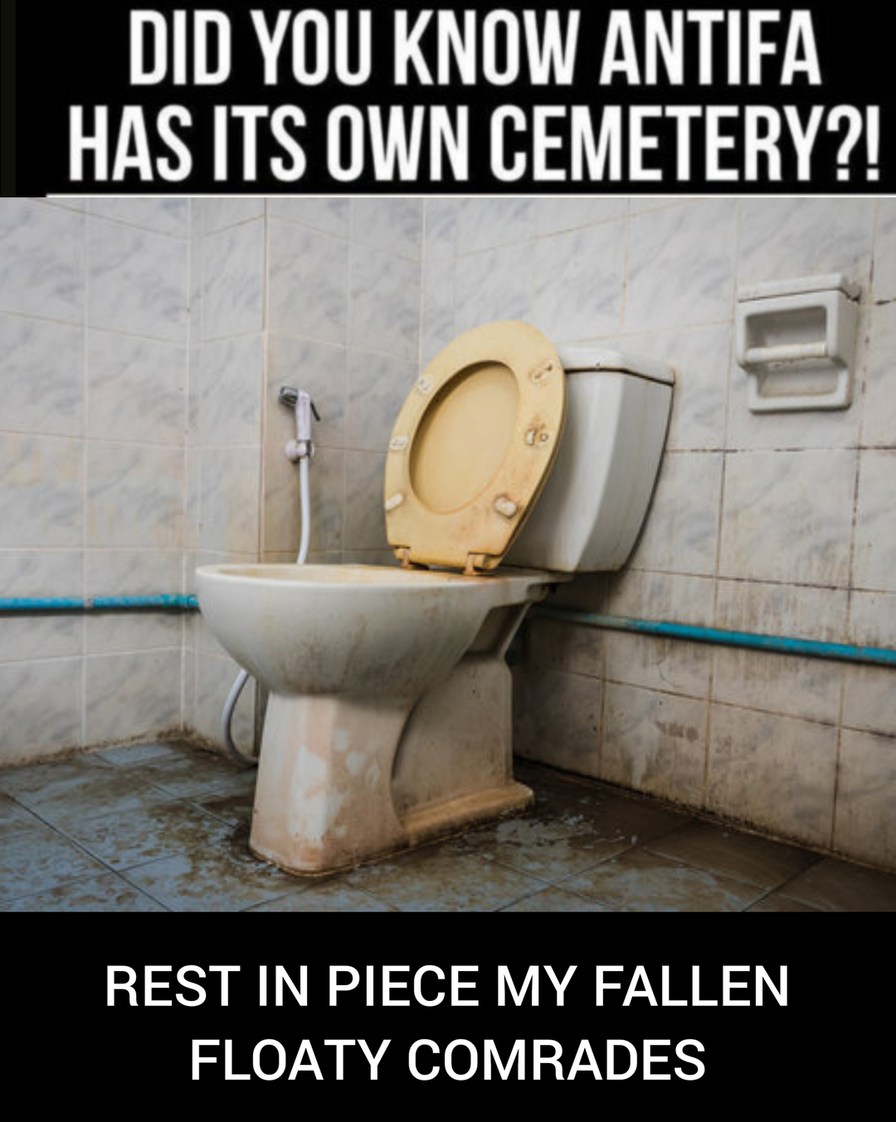 DID YOU KNOW ANTIFA HAS ITS OWN CEMETERY?! REST IN PIECE MY FALLEN FLOATY COMRADES