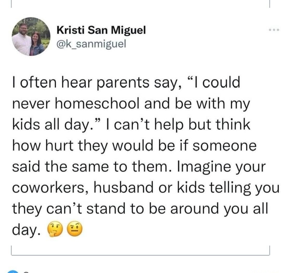 Kristi San Miguel @k_sanmiguel I often hear parents say, 