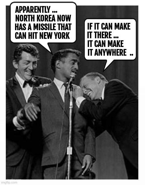 APPARENTLY ... NORTH KOREA NOW HAS A MISSILE THAT CAN HIT NEW YORK. IF IT CAN MAKE IT THERE ... IT CAN MAKE IT ANYWHERE ..