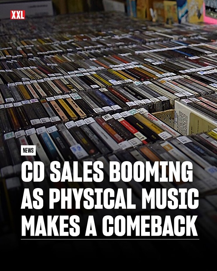 XXL NEWS CD SALES BOOMING AS PHYSICAL MUSIC MAKES A COMEBACK