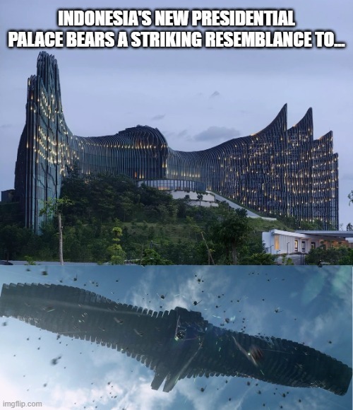 INDONESIA'S NEW PRESIDENTIAL PALACE BEARS A STRIKING RESEMBLANCE TO...
