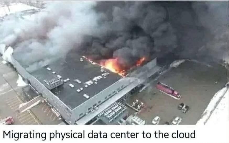Migrating physical data center to the cloud