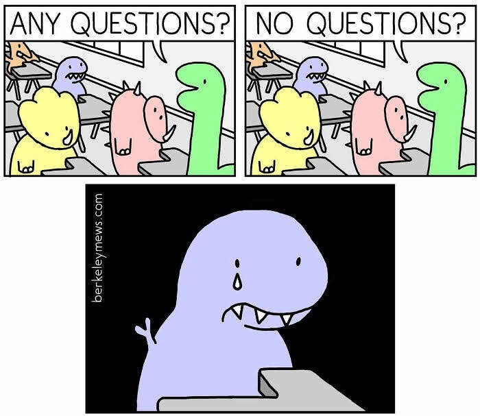 ANY QUESTIONS? NO QUESTIONS? berkeleymews.com