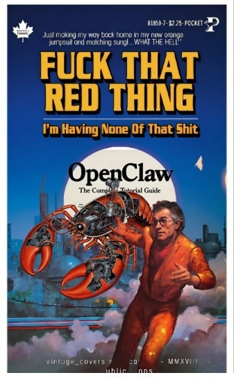 81859-7 $2.25 POCKET Just making my way back home in my new orange jumpsuit and matching sungl... WHAT THE HELL! FUCK THAT RED THING I'm Having None Of That Shit OpenClaw The Complete Tutorial Guide vintage_covers r ca public ons - MMXVIII Canada