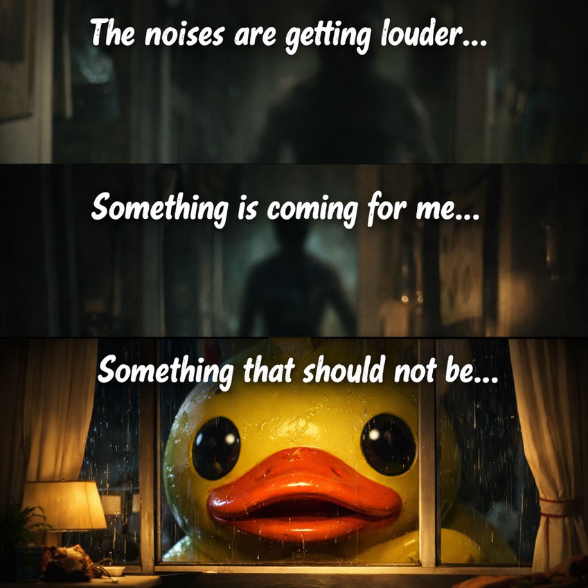The noises are getting louder... Something is coming for me... Something that should not be...