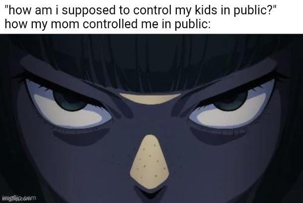 how am i supposed to control my kids in public? how my mom controlled me in public: