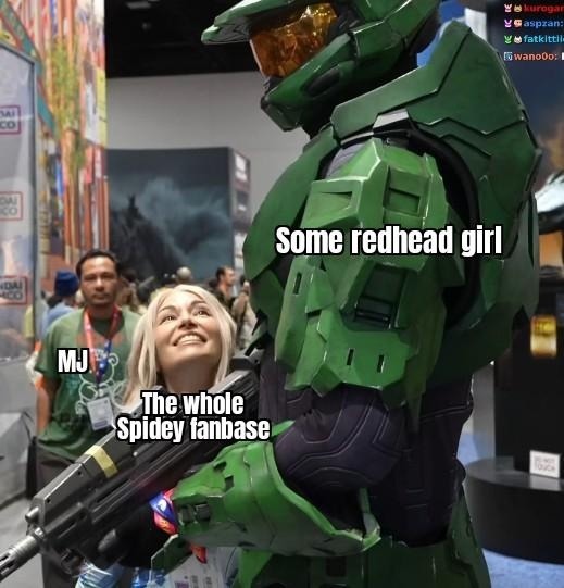 Some redhead girl MJ The whole Spidey fanbase
