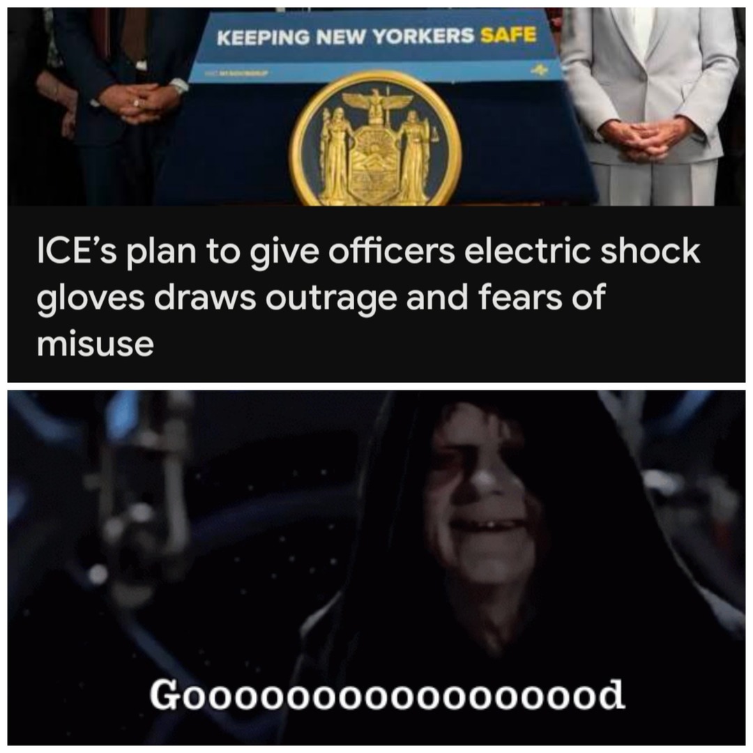 KEEPING NEW YORKERS SAFE ICE's plan to give officers electric shock gloves draws outrage and fears of misuse Gooooooooooooooooooood
