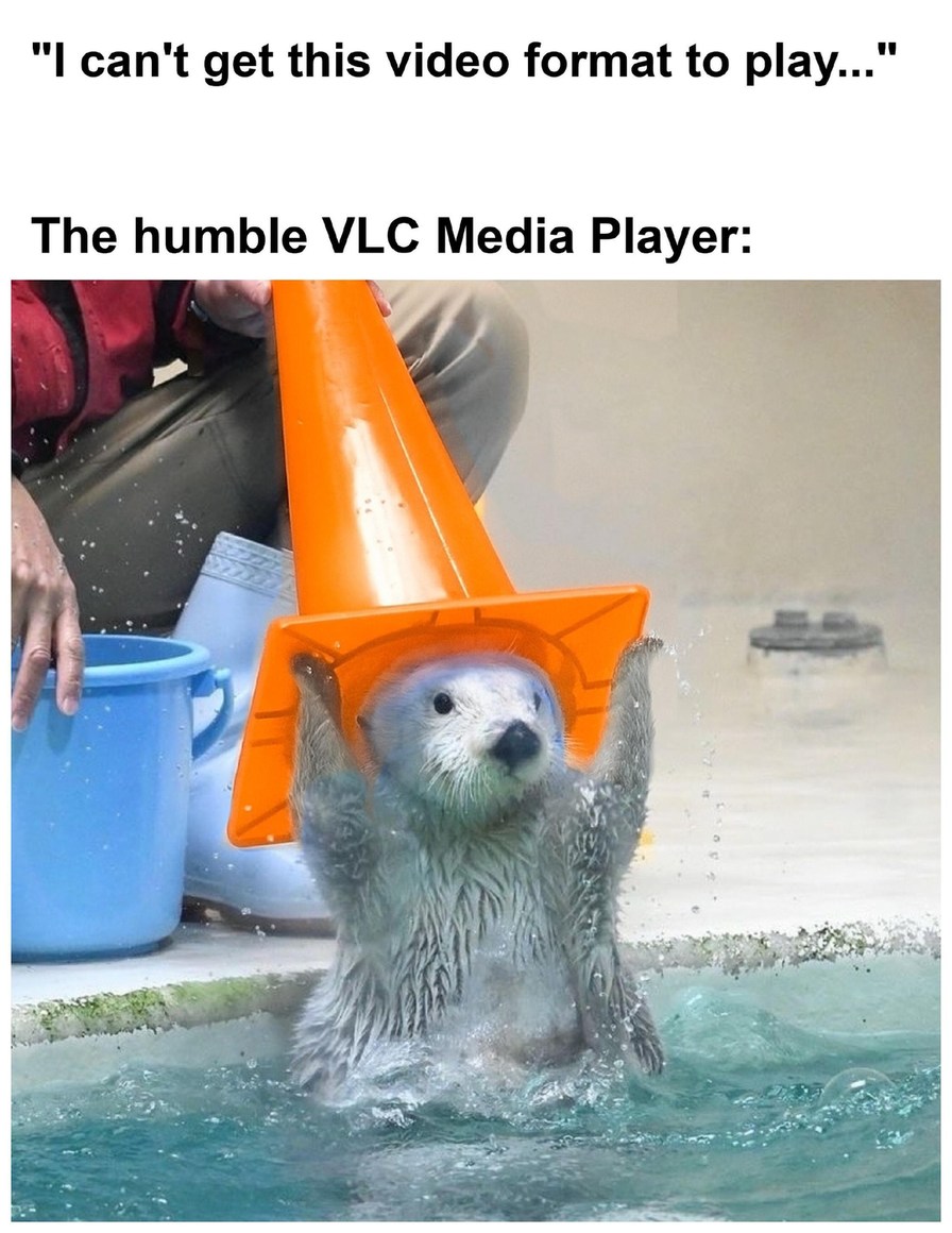 I can't get this video format to play... The humble VLC Media Player: