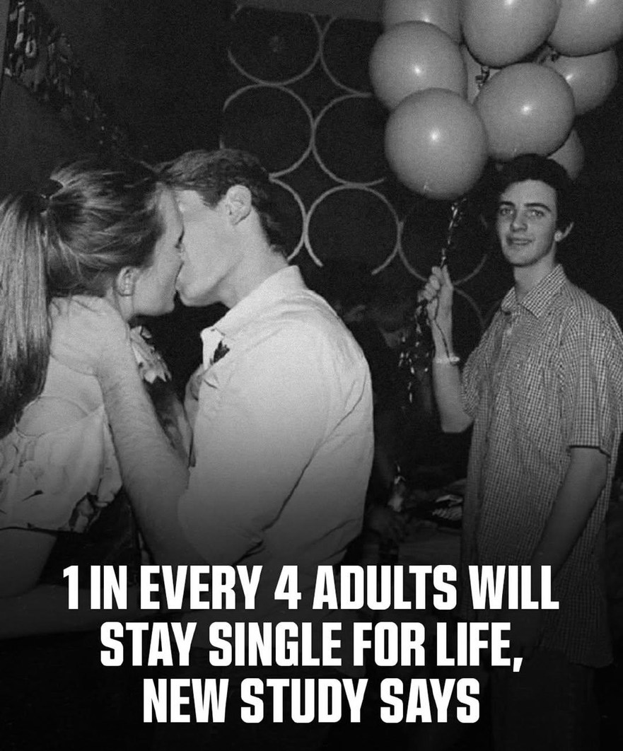1 IN EVERY 4 ADULTS WILL STAY SINGLE FOR LIFE, NEW STUDY SAYS