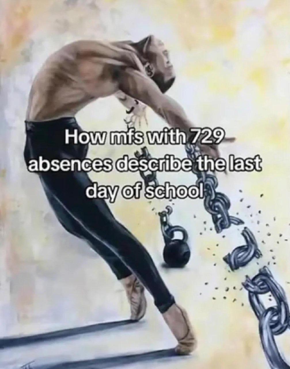 How mfs with 729 absences describe the last day of school