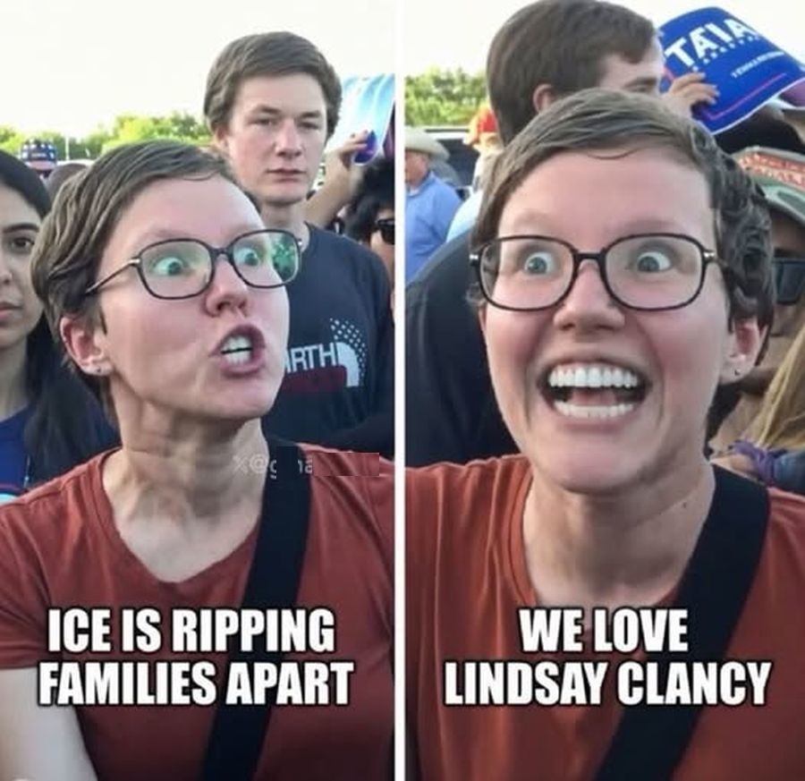 ICE IS RIPPING FAMILIES APART WE LOVE LINDSAY CLANCY