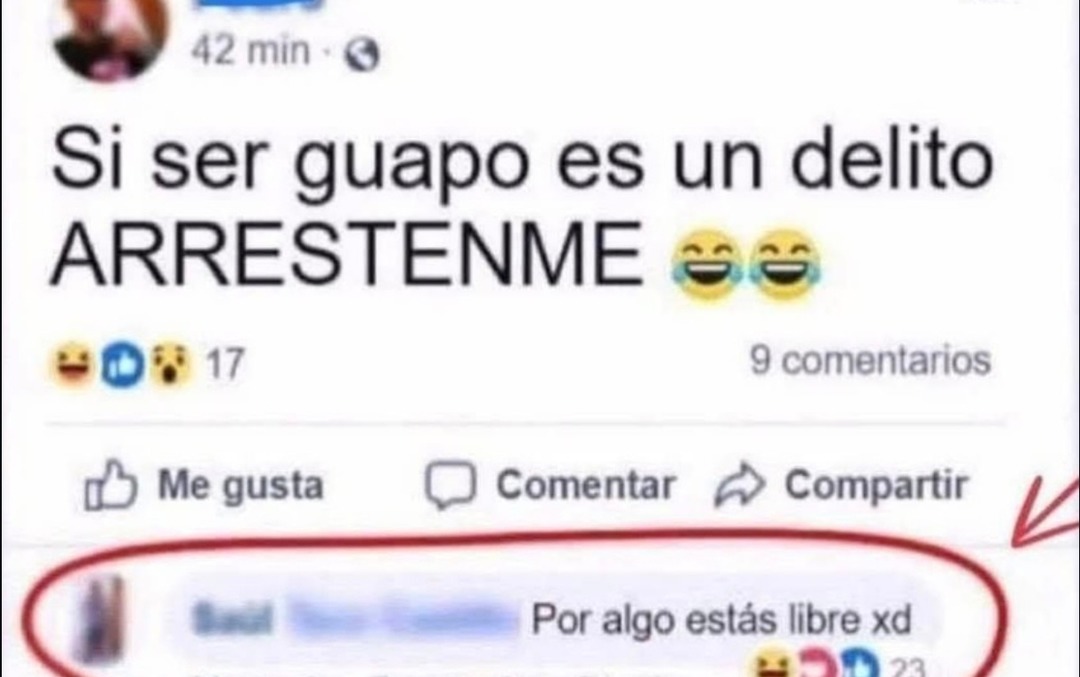 Si ser guapo es un delito ARRESTENME. Por algo estás libre xd