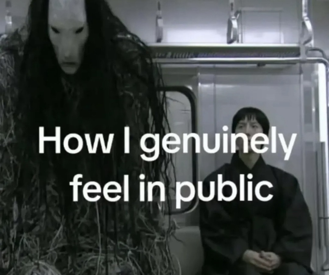 How I genuinely feel in public