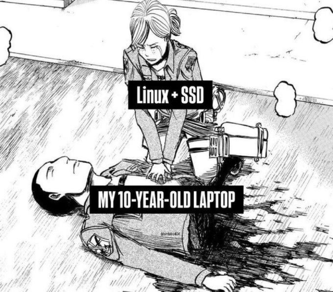 Linux + SSD MY 10-YEAR-OLD LAPTOP