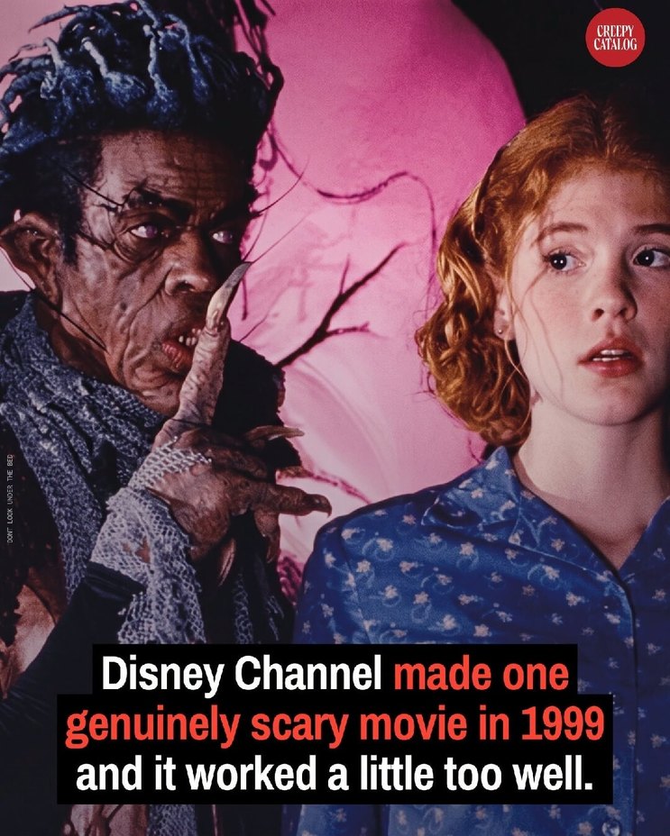 CREEPY CATALOG DON'T LOOK UNDER THE BED Disney Channel made one genuinely scary movie in 1999 and it worked a little too well.